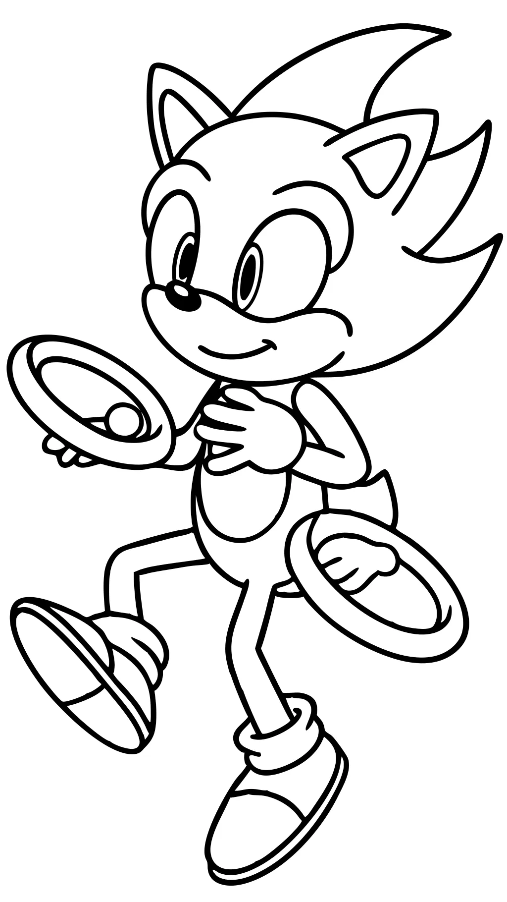 Sonic the Hedgehog Color Página